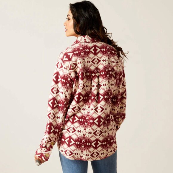 45. Small - ARIAT - Relaxed Fit Shacket Fillmore Shirt Jacket NEW $85 msrp - Picture 2 of 13